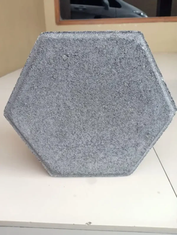 Tampak depan Paving block segi enam