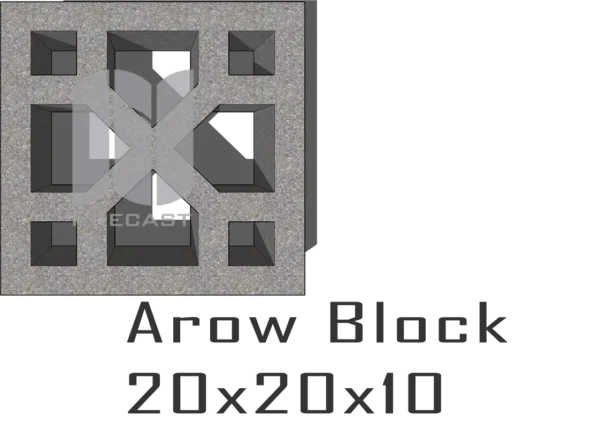 Batik 20x20x8_1 Roster Beton