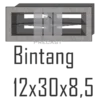 Bintang 12x30x8,5_1 Roster Beton