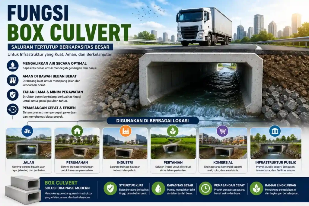 Fungsi Box Culvert Fungsi box culvert untuk infrastruktur modern