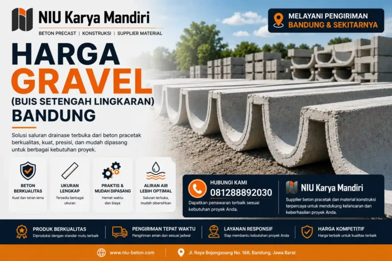 Harga Gravel Beton Pracetak Bandung